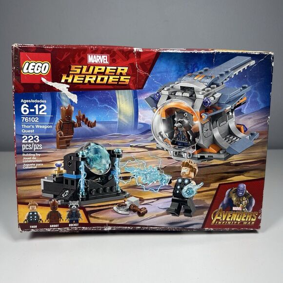 LEGO Marvel Super Heroes: Thor’s Weapon Quest 76102 Damaged Box SEALED - Picture 1 of 8
